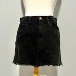 frame denim NWT Black Mini Jean Skirt Photo 1