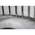 Lucky Brand  Matted Silver Tone Multi Bar Unisex Cuff Very Gently Worn Bracelet Photo 3