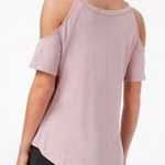 Material Girl Active Pink Cold Shoulder XL Top Photo 0