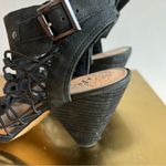 Vince Camuto Black Cage Heeled Edgy Sandals Size 9 Photo 5