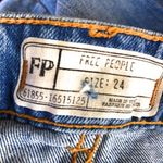 Free People Embroidered Denim Mini Skirt Photo 6