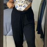 Amazon Black Maternity Soft Joggers Photo 0