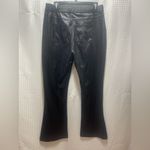 THRILL Premium Quality Faux Leather Flare Pants – Women’s Plus Size 1X Black Photo 3