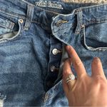 Wild Fable  High Rise Distressed Denim Jeans Casual Straight Leg 8 Photo 2