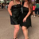 Wild Fable  Black Faux Leather Dress Photo 6