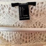 Forever 21 Women's Crochet Detail Long Sleeve Blouse Sz L Photo 5