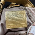 Coach  Pink and Cream Patterned Shoulder Bag Photo 2