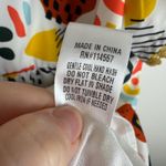 THML NWT  Womens Tiered‎ Dress Sz Large Mulitcolor Vibrant Colorful Casual Summer Photo 5