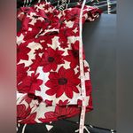 FRANCESCA’S Blue Rain Sleeveless Floral Shorts Romper Women’s Sz S EUC Red Photo 7