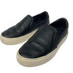 UGG  Jass Black Leather Slip-On Sneaker 7 Photo 1