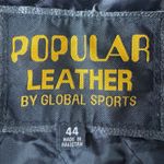 Vintage Women's Leather Biker Jacket Sz 44 (Large) Harley/Biketober Patches Moto Black Photo 4