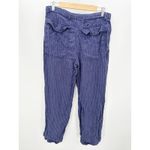 Tommy Hilfiger  Striped Linen Blend Pants Drawstring Waist Casual Trousers Large Photo 1