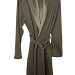 UGG  Hooded Plush Robe Size L/XL Gray Soft Cozy Plush Warm Bathrobe #88276 Photo 0