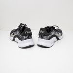 Nike Women's SuperRep Go 3 Flyknit Black Metallic Silver White Low Top Sneakers Photo 2