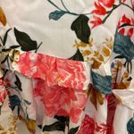 Petal & Pup Peta Floral Tiered Mini Dress White Photo 3