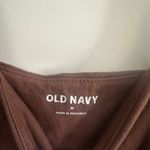 Old Navy Brown Bodysuit Square Neck Photo 2