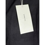 Vince NWT ‎ Wide Leg Cropped Pants Women Sz 8 Black Linen Blend Minimalist Career Photo 4