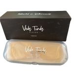 Veda Tinda Vision Sunglasses YELLOW Rectangle Lucite Includes Case Cloth NIB Photo 2