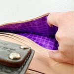 Kate Spade Green Embossed Crocodile Mini Envelope Clutch Photo 5