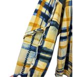 Zac & Rachel‎ Plaid Sweater Knit Pullover Blouse Top Size 1X Artsy Art to Wear Blue Photo 9