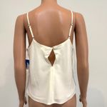 Abound new NWOT  small cami top ivory flounce drapey TS 3059 Photo 4