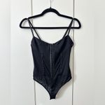 Free People NWOT  Night Rhythm Corset Bodysuit - Black - S Photo 7