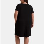 Terra & Sky Terra Sky Women's Plus Size Black Swing Dress 1X Photo 5