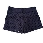 Trina Turk Cotton Eyelet Lace Union Shorts Navy Size 6 Photo 6
