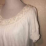 Carolyn Taylor ‎ women’s large white eyelet blouse Photo 1