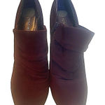 Nine West Purple size 6.5 suede shoes/booties with 4” heel EUC Photo 0