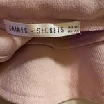 Saints + Secrets  Pink Dress with Ruffle Hem Photo 4