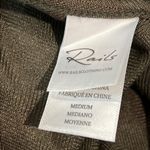 Rails  Hunter Button Down Shirt Sage with Black Stars Medium Layering Fall Photo 4