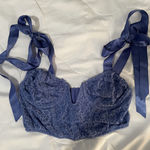 Urban Outfitters Yvonne Lace Bow Bustier Photo 0