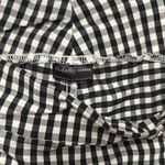 Rafaella  Black and White Gingham Pants Photo 5