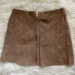 *HP!* Six Crisp Days leather moto mini skirt Size L Photo 1
