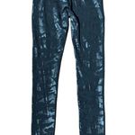 Spanx NEW S Camo Black Faux Leather Leggings High Rise Shaping Slimming Pants Photo 2