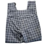 Gap Ponte Leggings Plaid New Shadow Gray and Black Size Medium Photo 2