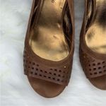 Diane Von Furstenberg Diane von Furstenburg Perforated Peep Toe Heels Photo 2