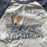 No Comment  Outer banks North Carolina crop long sleeve shirt size small  Photo 1