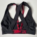 Lululemon Sweat Times Bra Carmine True Red Black Women’s Sports Bra Size 6 Photo 3