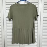 American Eagle  Outfitters Green Relaxed Short Sleeve Tee Photo 2