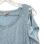 Juicy Couture Y2K Ombré Cold Shoulder Metallic Shimmer Top Photo 1