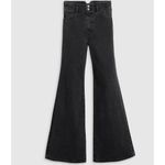 Levi's  Women's 26x32 Jeans Ribcage Bell First Or Last No Dp - Black Photo 3