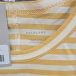 Everlane  Mustard Striped Tank Top Photo 1
