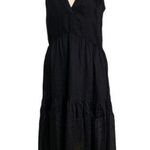NWT Nicholas Halo Collared Halter Neck Backless Maxi Dress Black size 6 Photo 3