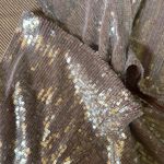 Hutch  Long-Sleeve Scoop-Neck Sequin Midi Dress Photo 2