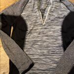 Avia  Women's Gray and Black Quarter-Zip Top Photo 2
