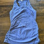 Athleta  Purple Fitted Ribbed Sleeveless Tank Top Photo 0