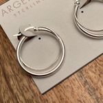 Argento Vivo NWT  Silver Hoop Earrings Photo 1