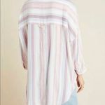Anthropologie Pilcro The Bo Boyfriend Oversized Stripe Casual Button Down Shirt Size XS/S Photo 2